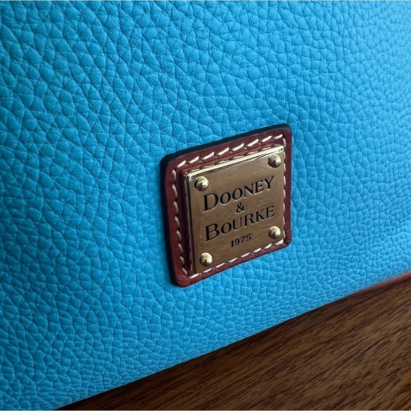 Dooney & Burke Pebble Grain Crossbody, Sky Blue - Picture 7 of 11